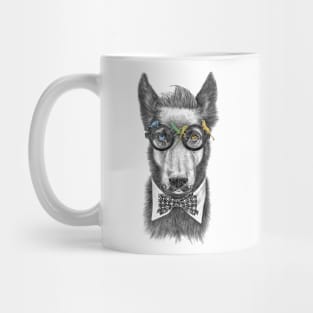 Hipster Dog II Mug